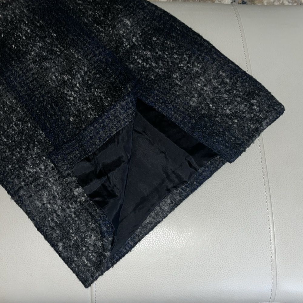 PRADA Skirt Multi-colored Plaid Bouclé Wool Made in Italy US Size XS 0 EU 36 - Picture 4 of 7